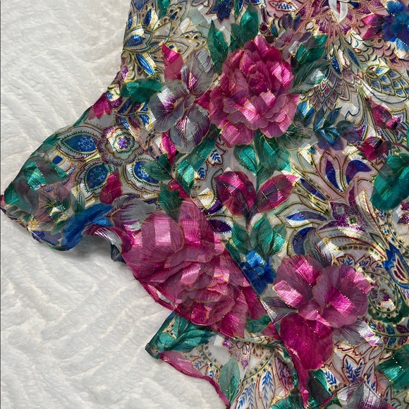 Vintage Victoria’s Secret Gold Label Floral Mesh Teddy Bodysuit M - Picture 10 of 10